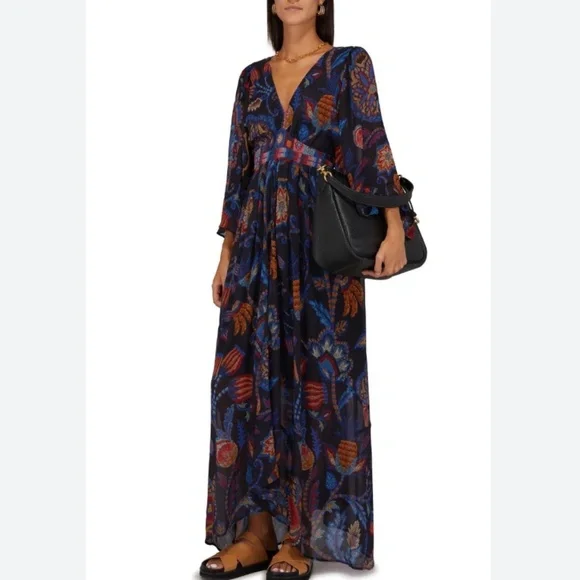 FARM Rio | Dresses | Farm Rio Sunset Tapestry Black Kaftan Asymmetric Maxi Dress | Poshmark FARM Rio | Dresses | Farm Rio Sunset Tapestry Black Kaftan Asymmetric Maxi Dress | Poshmark